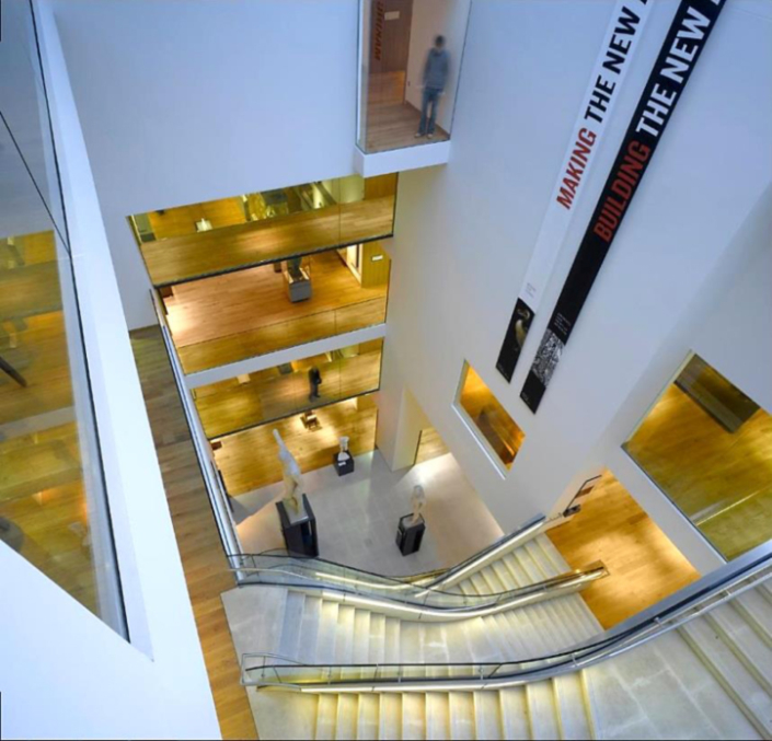 Fig. 7. Ashmolean Museum post-transformation: view of the new main atrium and stair.